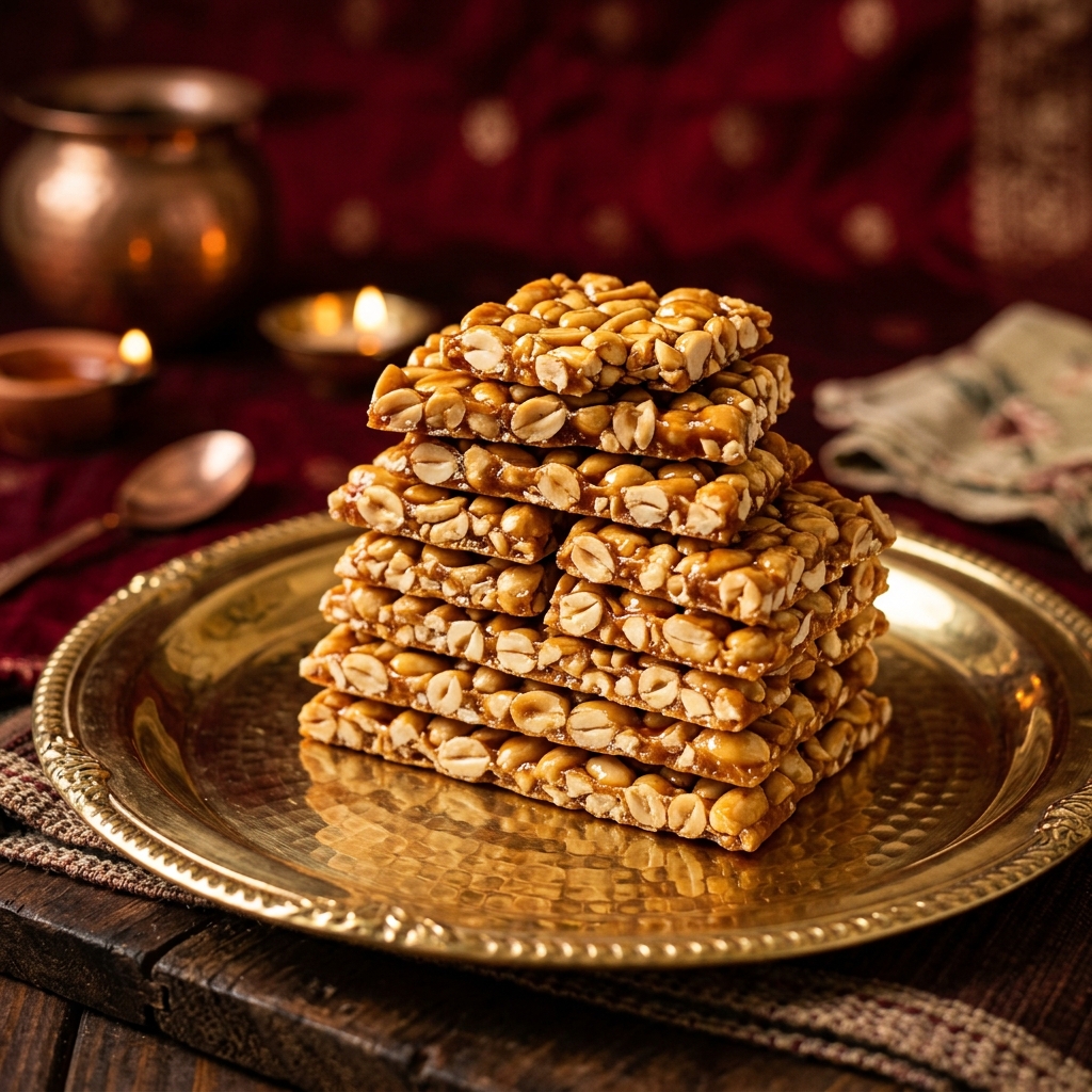 Traditional Chikki Stack